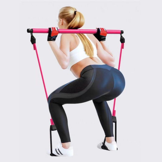 Barre d’Exercice Résistante – Pour des Fessiers Fermes et une Taille Sculpée